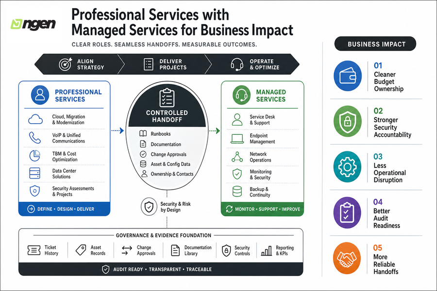 managed services vs professional services